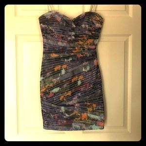 BCBG strapless dress size 4